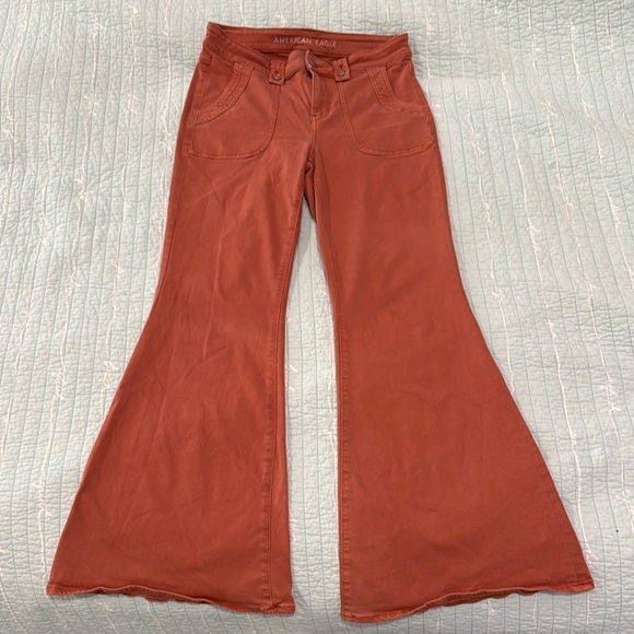 American Eagle Outfitters Denim - American Eagle Outfitters Rust Flare Jeans